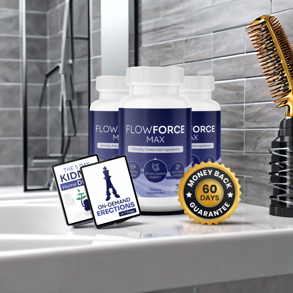 FlowForce Max - 3 Bottles + 2  Ebooks